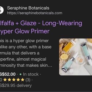 Alfalfa + Glaze Hyper Glow Primer